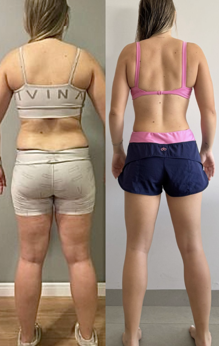 Antes e depois – aluno Stefany França