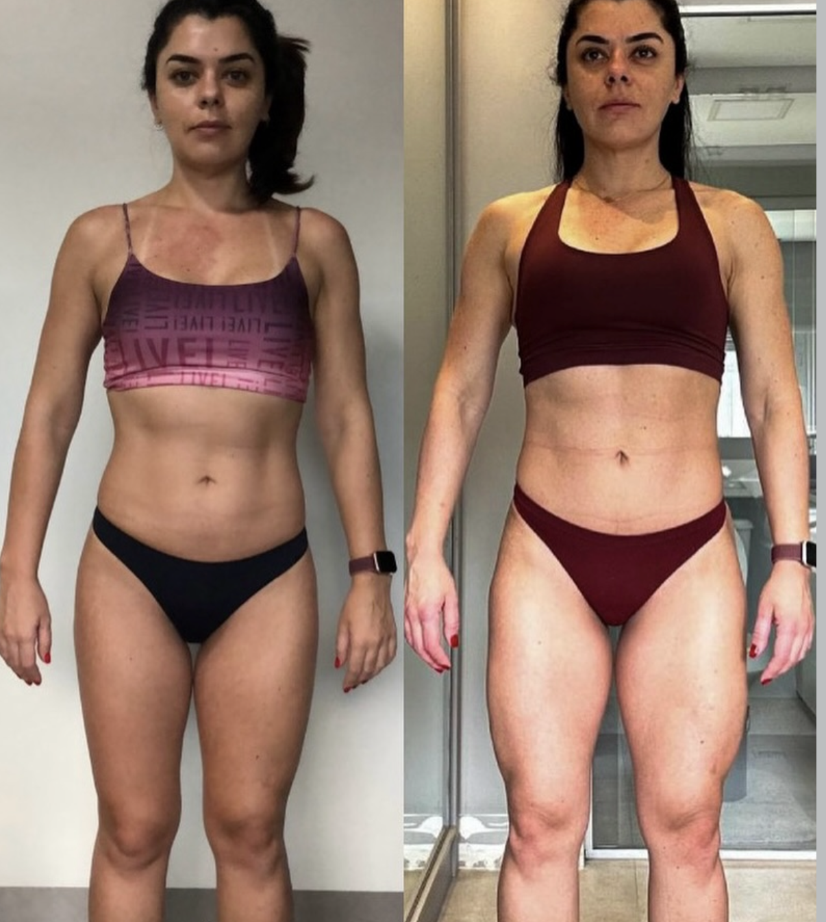 Antes e depois – aluno Stephanie