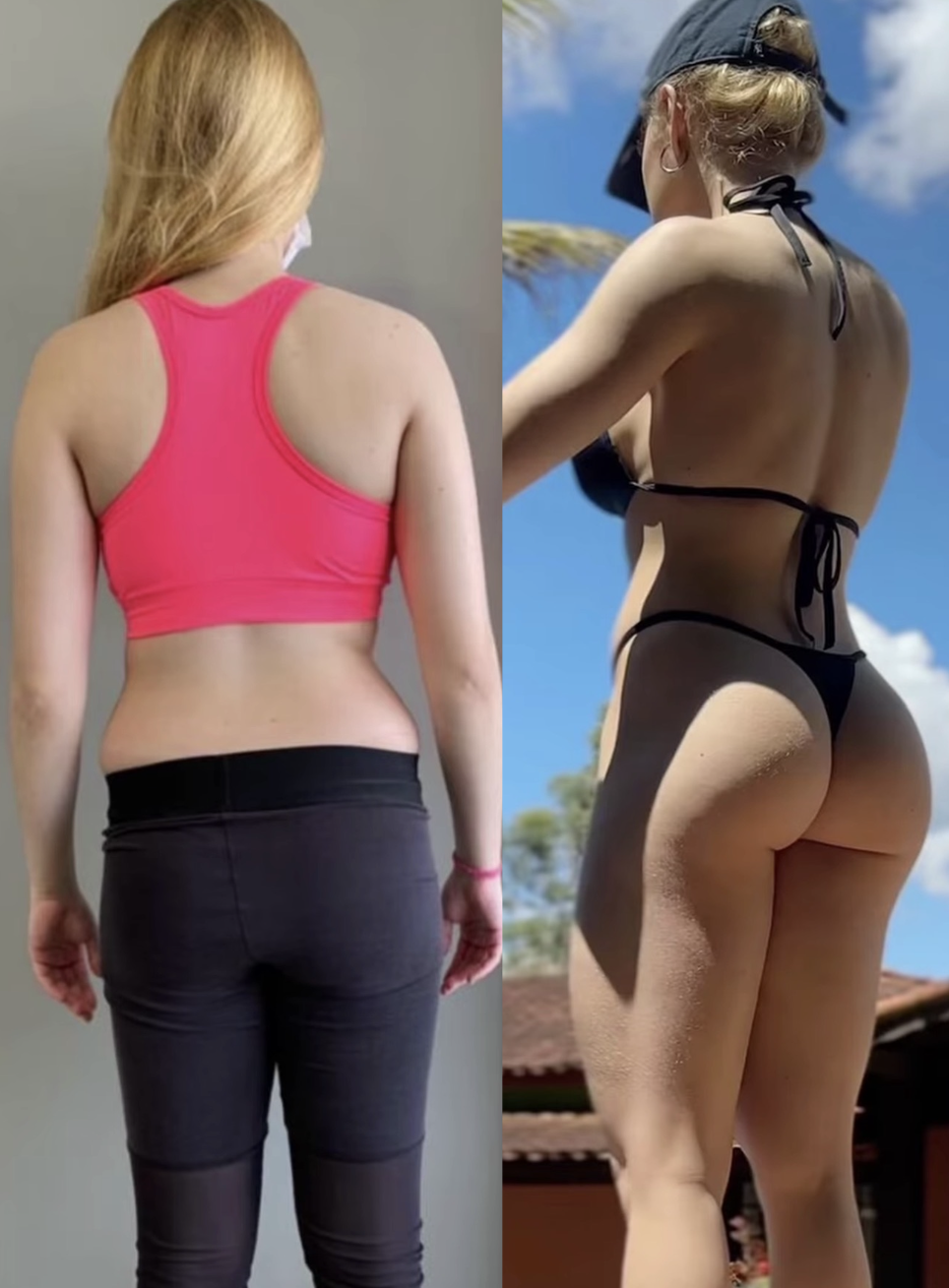 Antes e depois – aluno Beatriz Batista